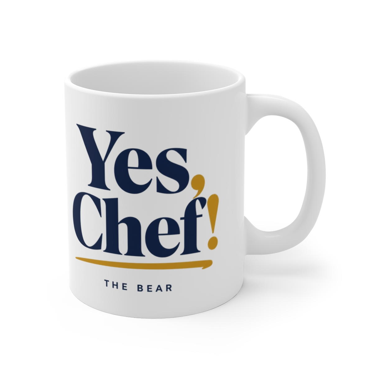 The Bear "Yes, Chef!" White Mug