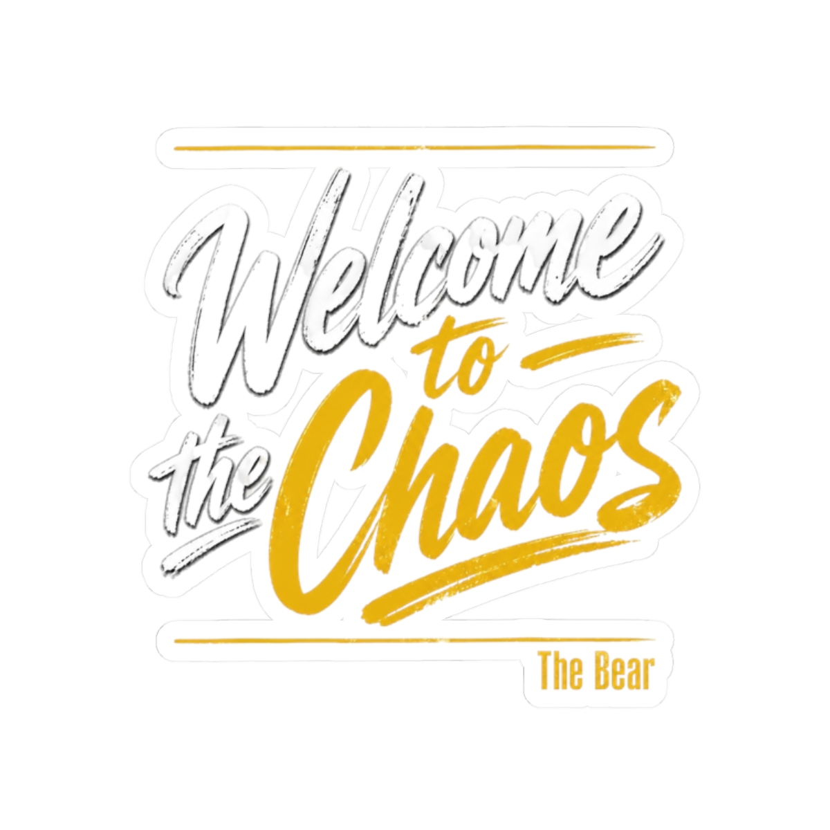 The Bear "Welcome to the Chaos" Sticker