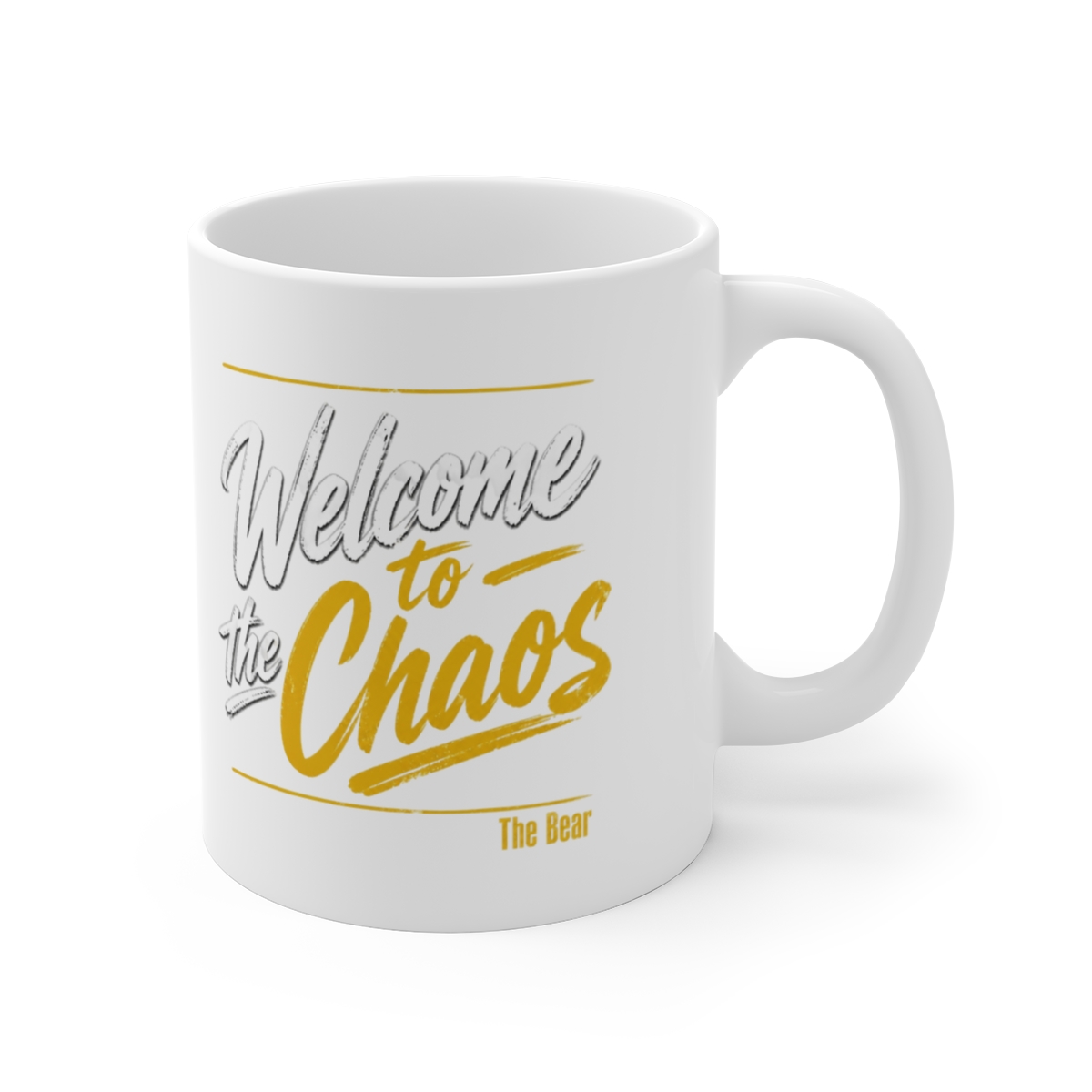 The Bear "Welcome to the Chaos" White Mug
