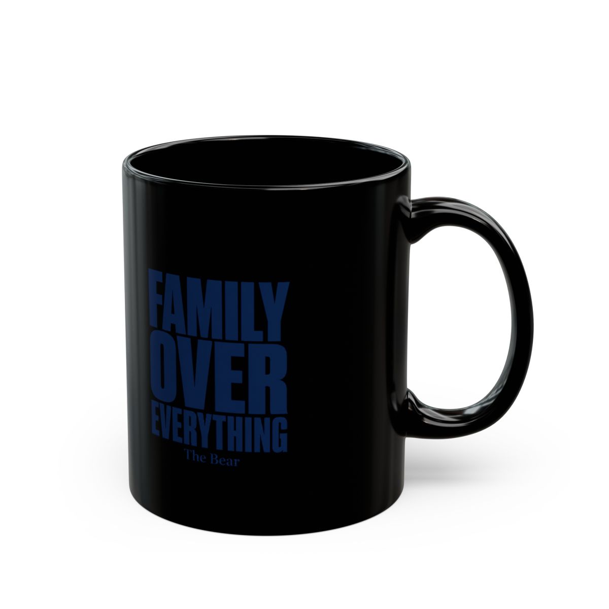 The Bear "Family Over Everything" Black Mug