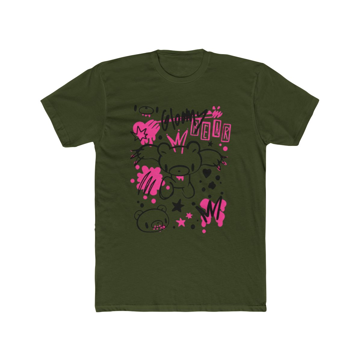 Gloomy Bear Neon Splatter Doodle T Shirt | The Bear - alternate angle 5, merchandise