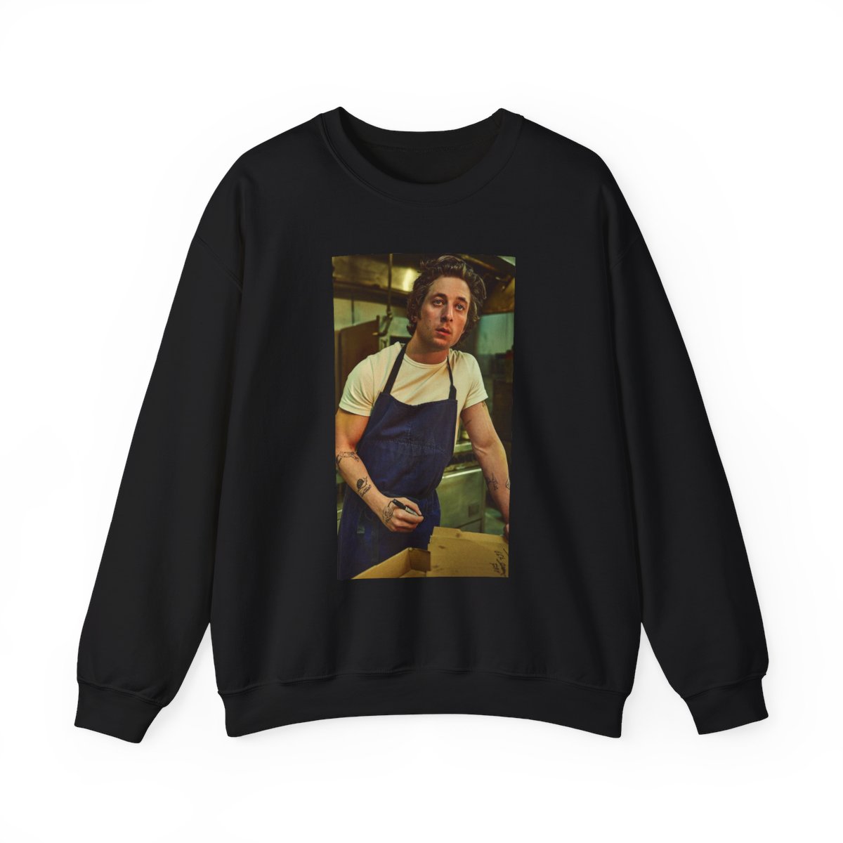 Male Baker Portrait Sweatshirt | Vintage Kitchen Chef Photo Crewneck | The Bear